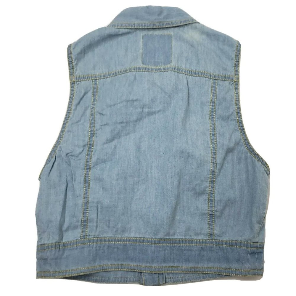 MARILYN MONROE‎ Chambray Vest Juniors XS - Picture 5 of 5